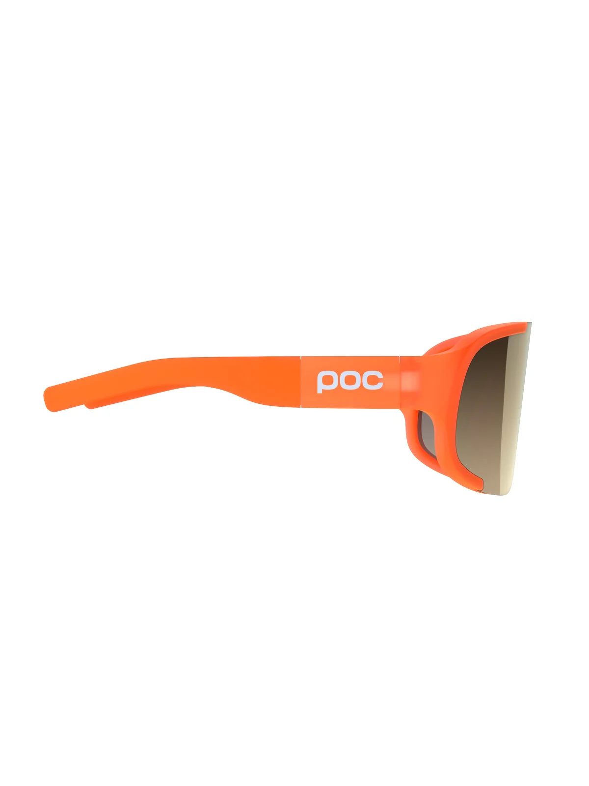 Okulary rowerowe POC Aspire Mid - Fluo. Orange Translucent/Clarity Road/Partly Sunny Gold - Image 2
