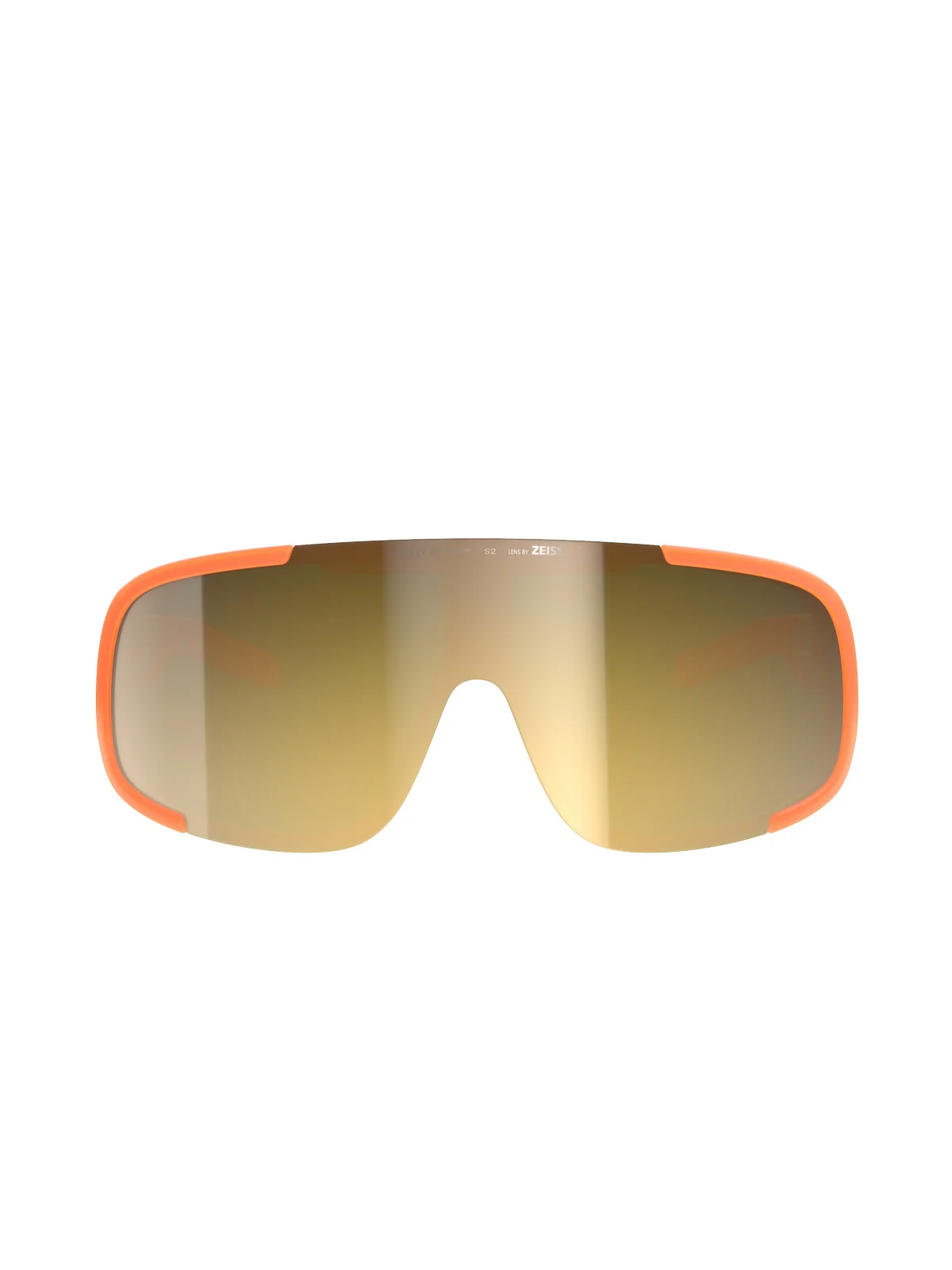 Okulary rowerowe POC Aspire Mid - Fluo. Orange Translucent/Clarity Road/Partly Sunny Gold - Image 4