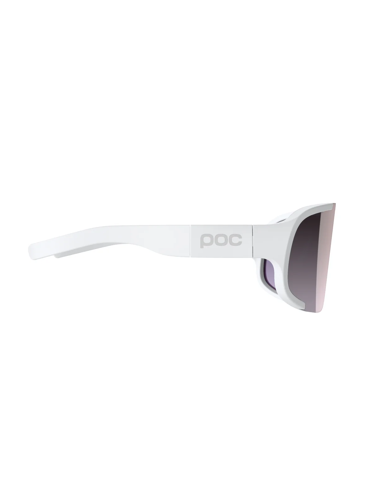 Okulary rowerowe POC Aspire Mid - Hyd. White/Clarity Road/Sunny Silver - Image 2