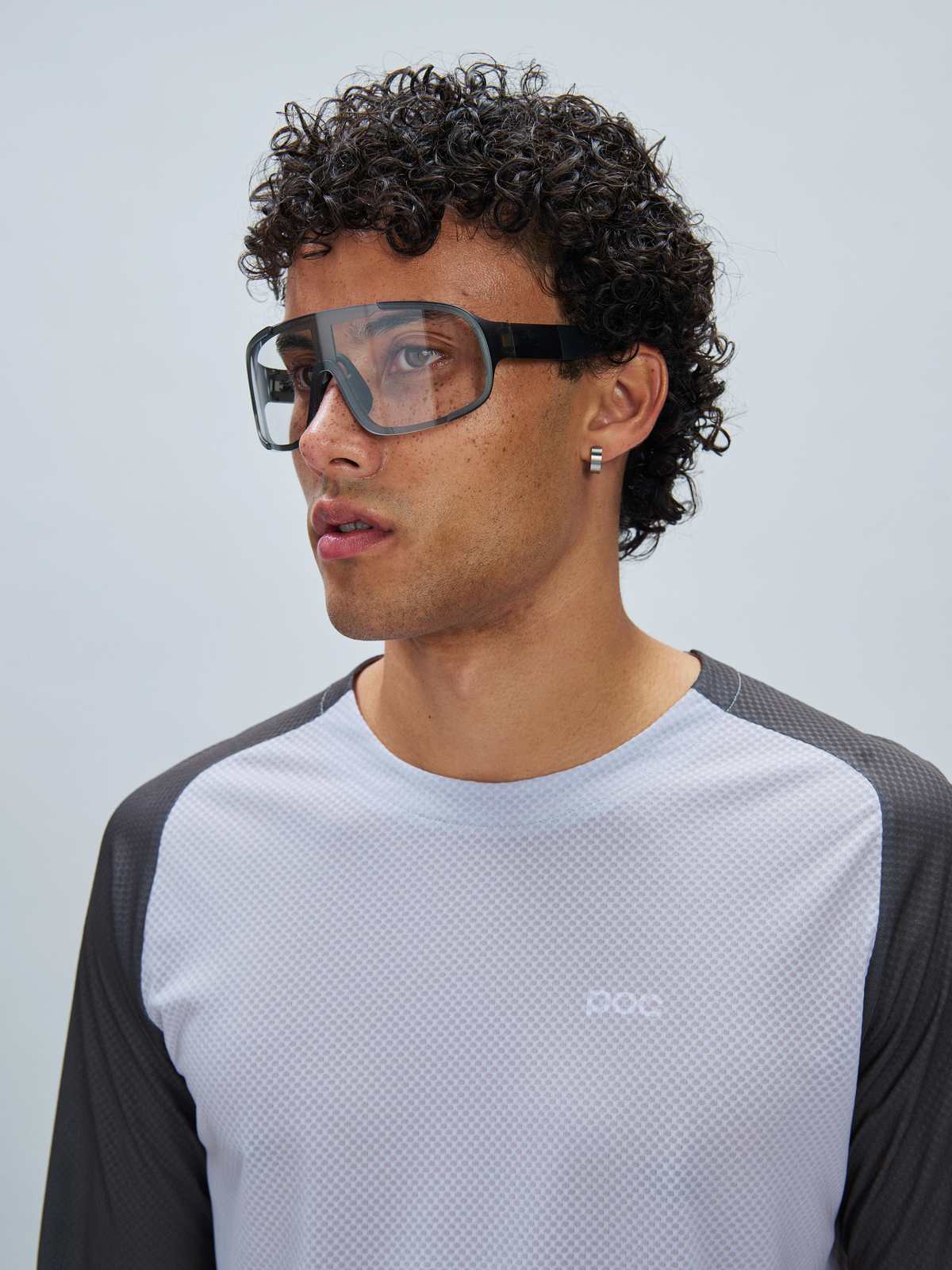 Okulary rowerowe POC Aspire Photochromic - Translucent Black/Clarity Photochromic/Changeable Grey - Image 2