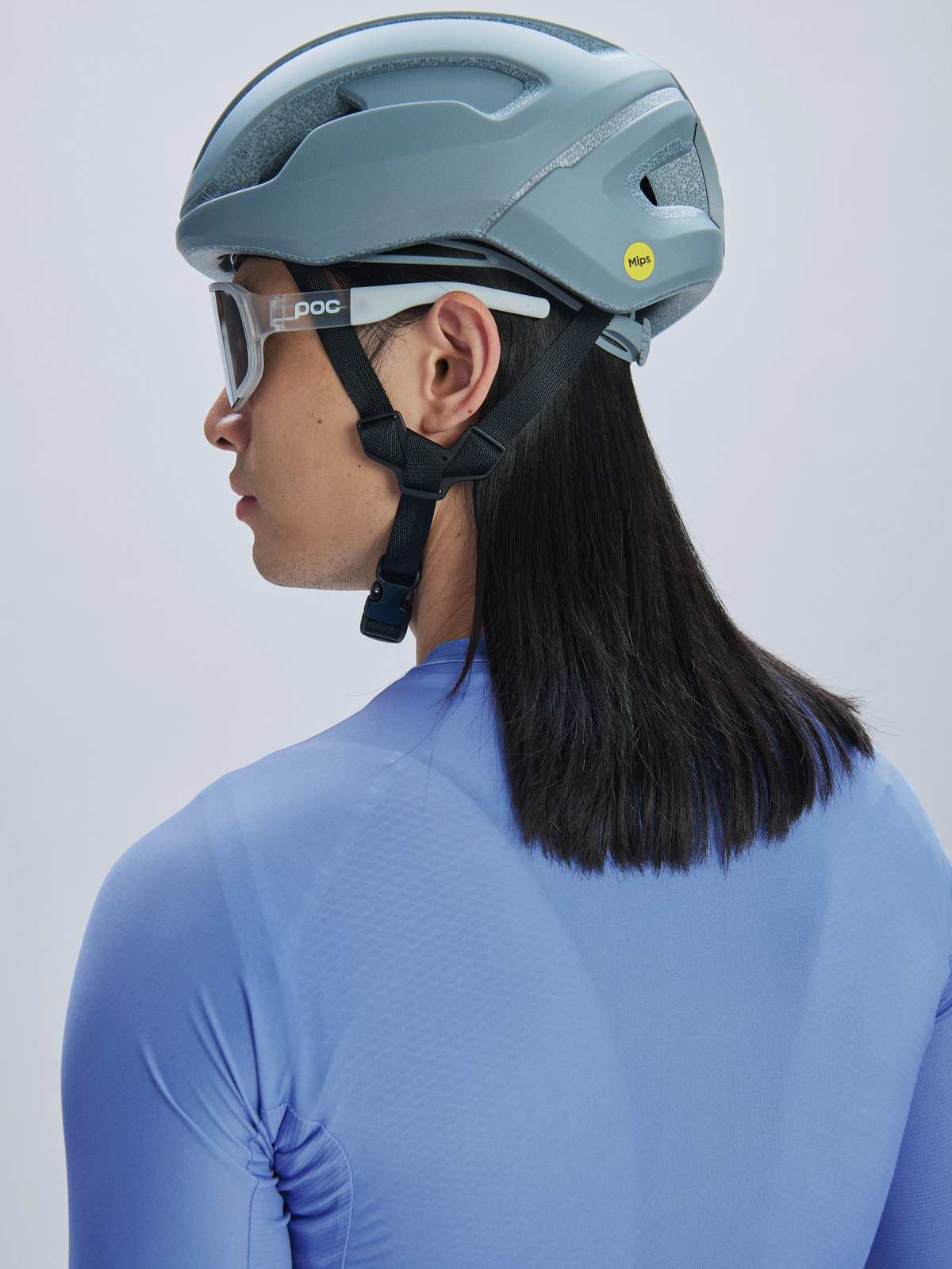 Okulary rowerowe POC Aspire - Translucent/Clarity Road/Sunny Silver - Image 3