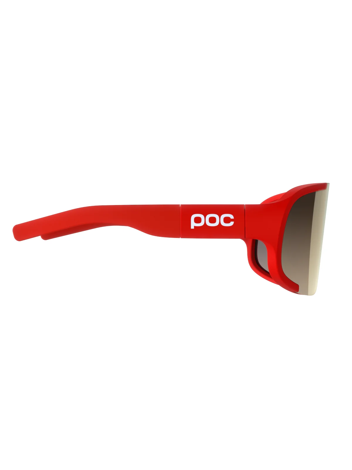 Okulary rowerowe POC Aspire Wide Fit - Pris. Red/Clarity Road/Partly Sunny Gold - Image 3