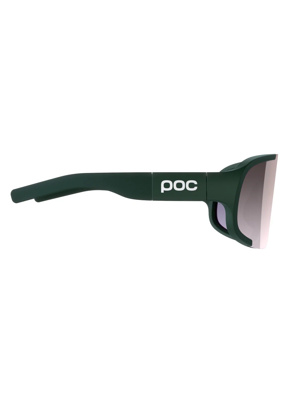 Okulary rowerowe POC Aspire Wide Fit - Parg. Green/Clarity Road/Sunny Silver - Image 2
