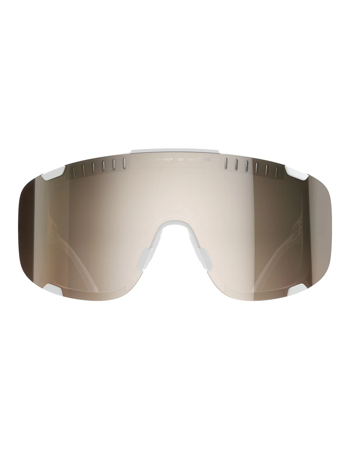 Okulary rowerowe POC Devour+ Hyd. White/Clarity Trail /Partly Sunny Silver - Image 2