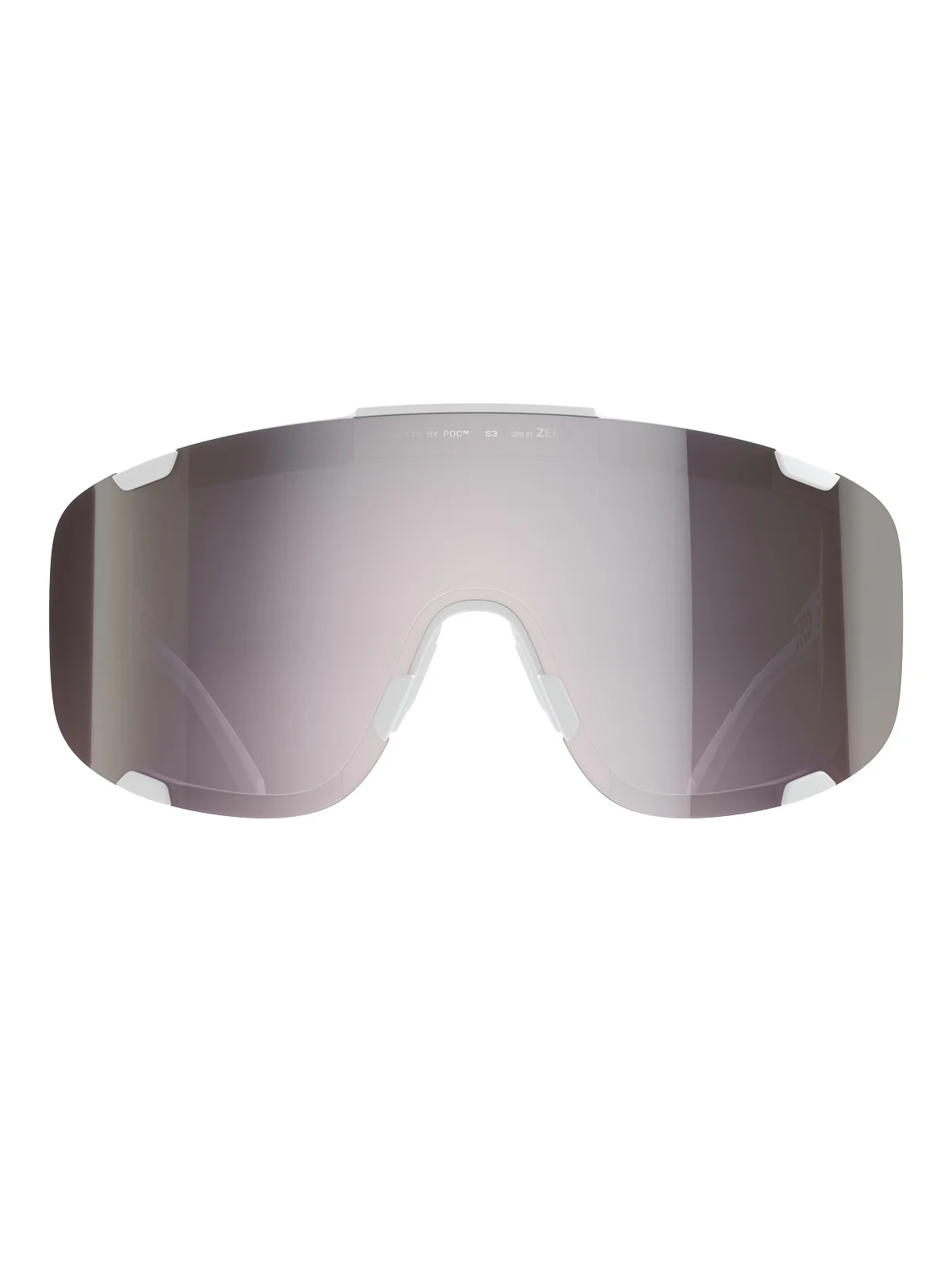 Okulary rowerowe POC Devour+ Hyd. White/Clarity Road/Sunny Silver - Image 3