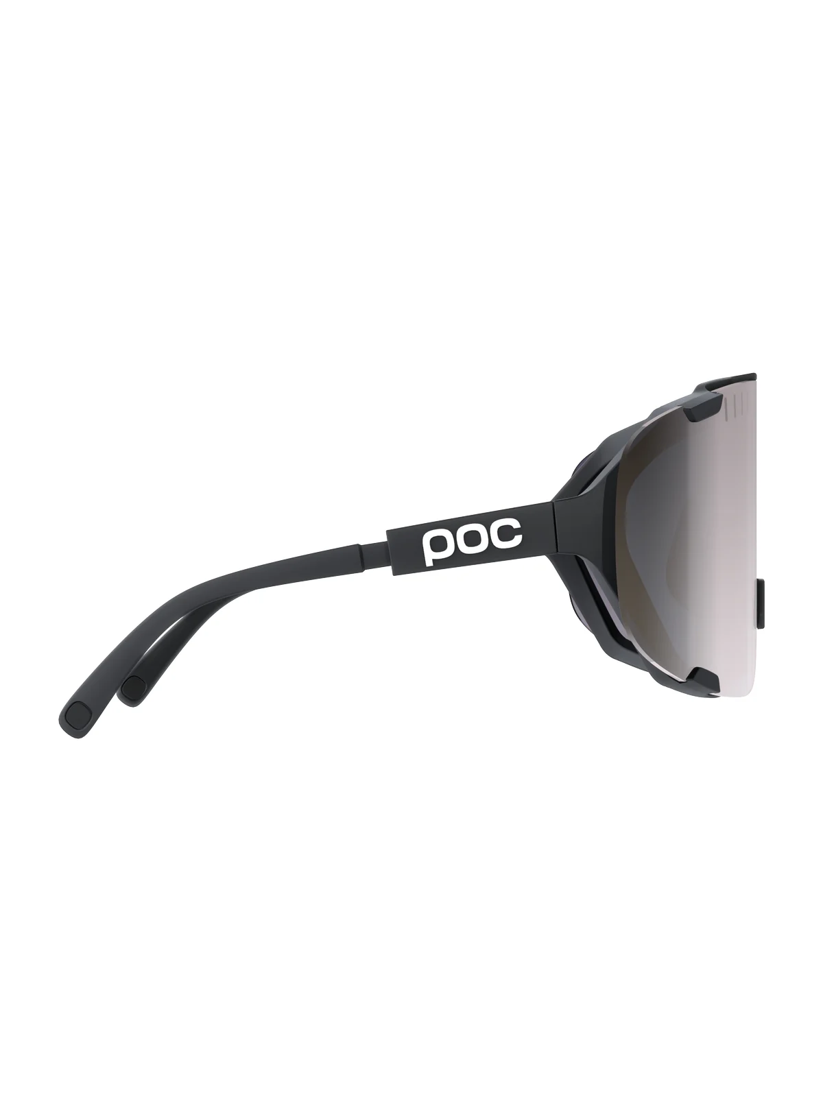 Okulary rowerowe POC Devour - Ur. Black/Clarity Road/Sunny Silver - Image 3
