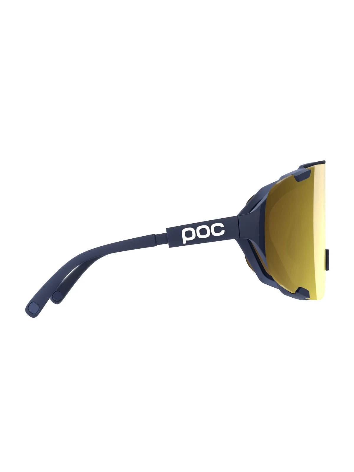 Okulary rowerowe POC Devour - Apat. Navy/Clarity Road/Partly Sunny Gold - Image 3
