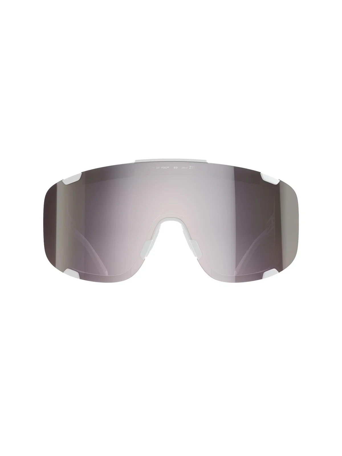 Okulary rowerowe POC Devour Mid+ Hyd. White/Clarity Road/Sunny Silver - Image 2