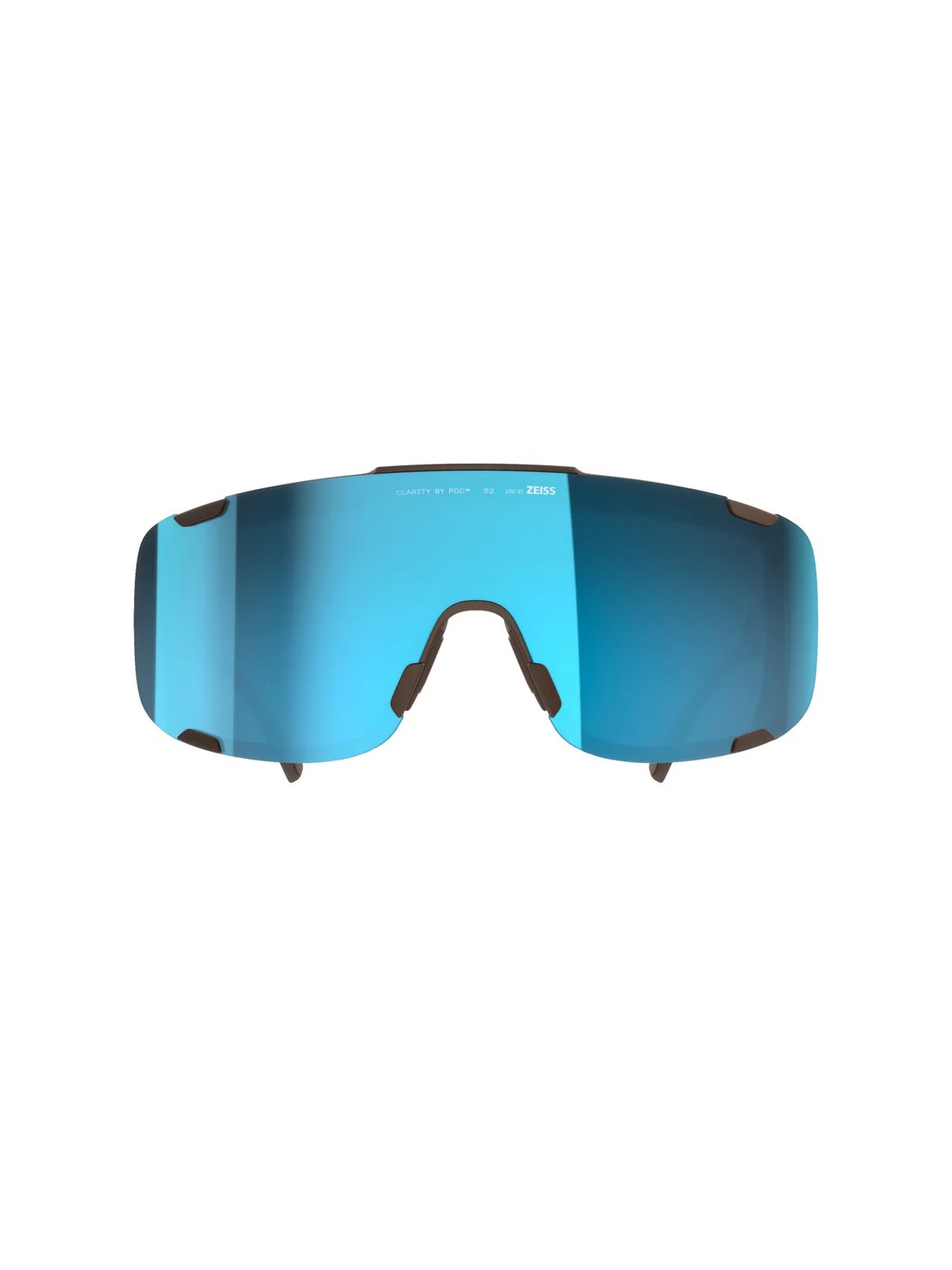 Okulary rowerowe POC Devour Mid+ Bron. Brown/Clarity Universal/Partly Sunny Turquoise - Image 2
