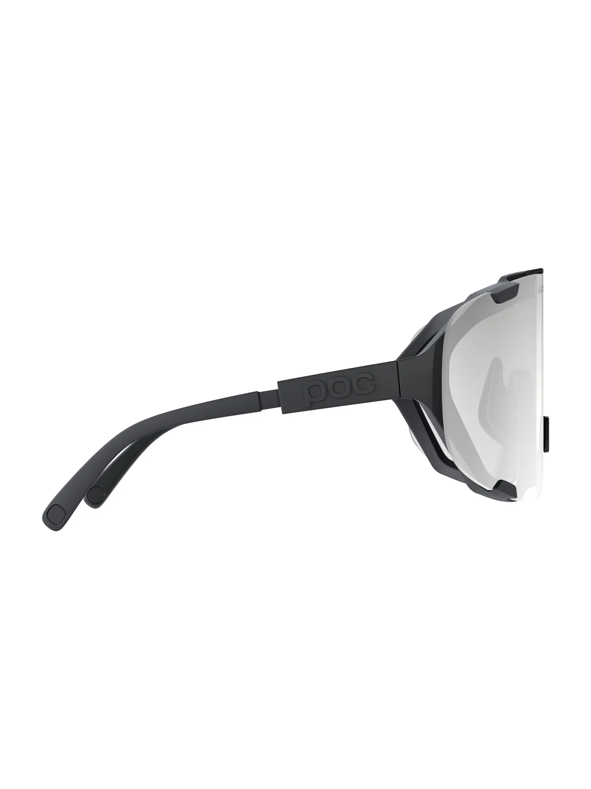 Okulary rowerowe POC Devour Photochromic - Translucent Black/Clarity Photochromic/Changeable Grey - Image 3