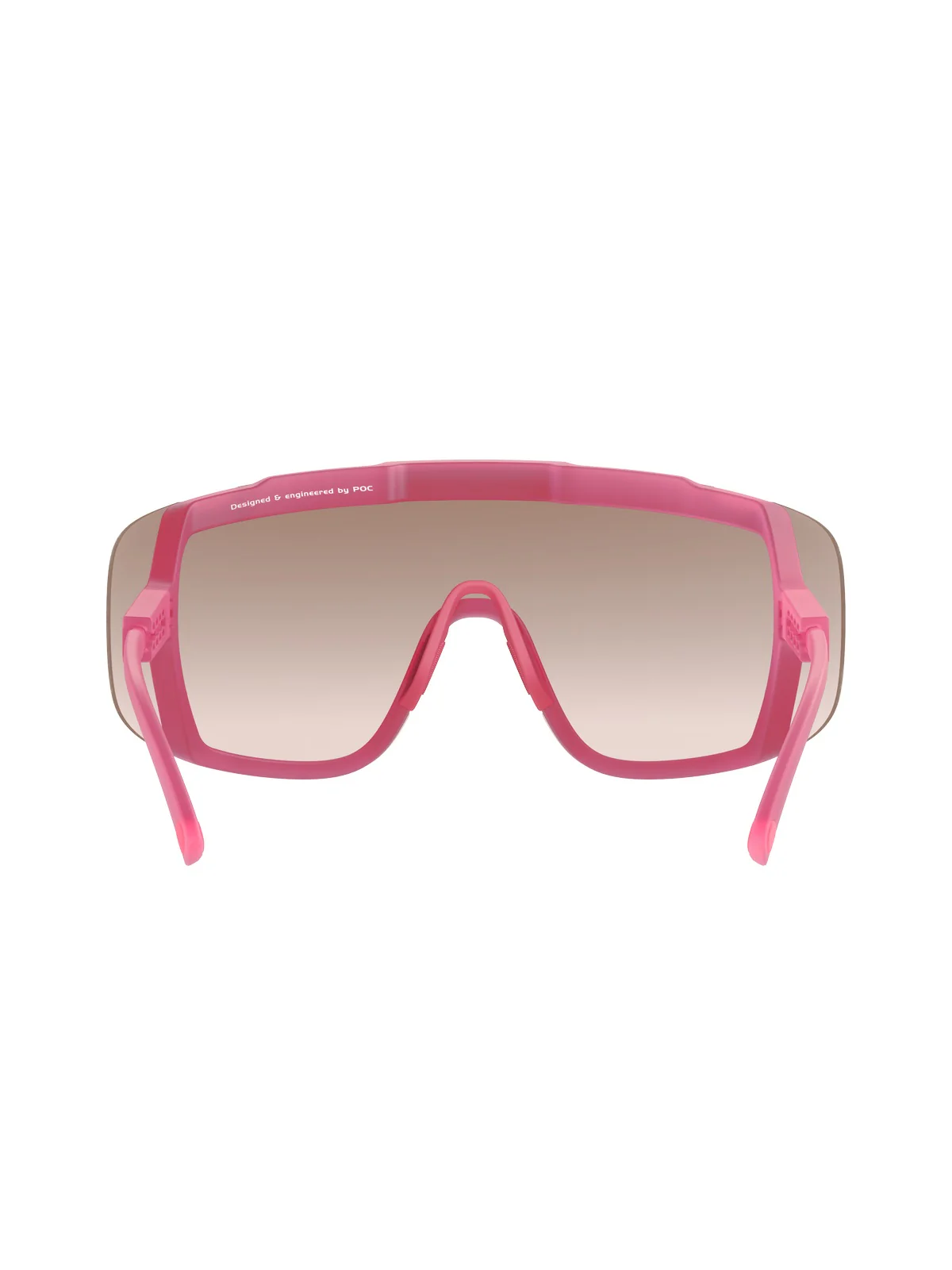 Okulary rowerowe POC Devour  - Actinium Pink Translu. - Image 4
