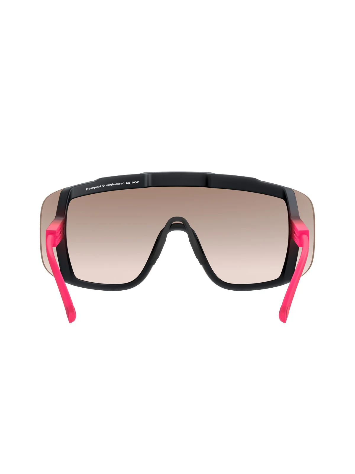 Okulary rowerowe POC Devour - Fluo. Pink/Ur. Black Transl. | Clarity Trail Brown Silver Mirror cat 2 - Image 4