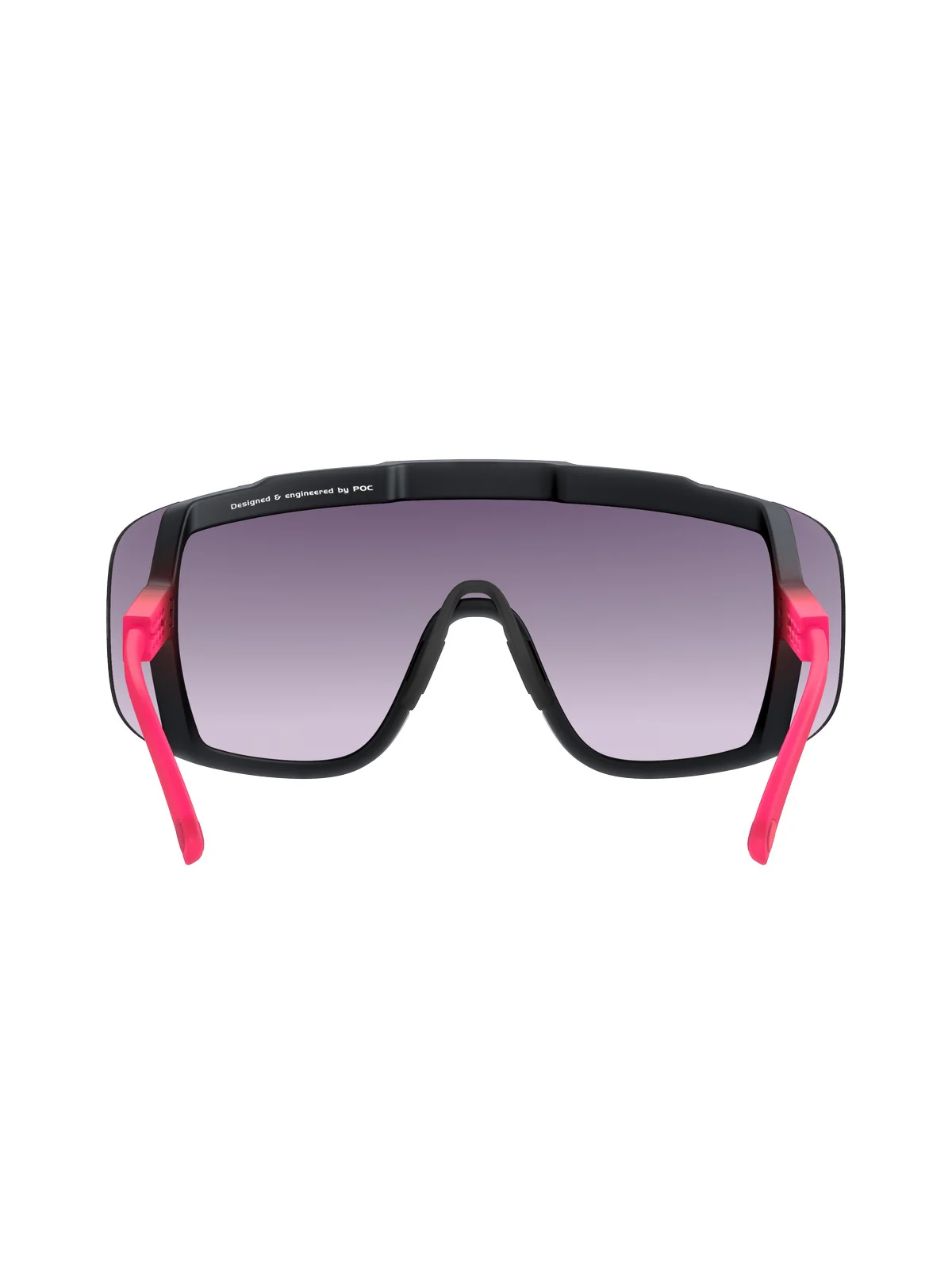 Okulary rowerowe POC Devour - Fluo. Pink/Ur. Black Transl.| Clarity Road Violet Gold Mirror cat. 2 - Image 4