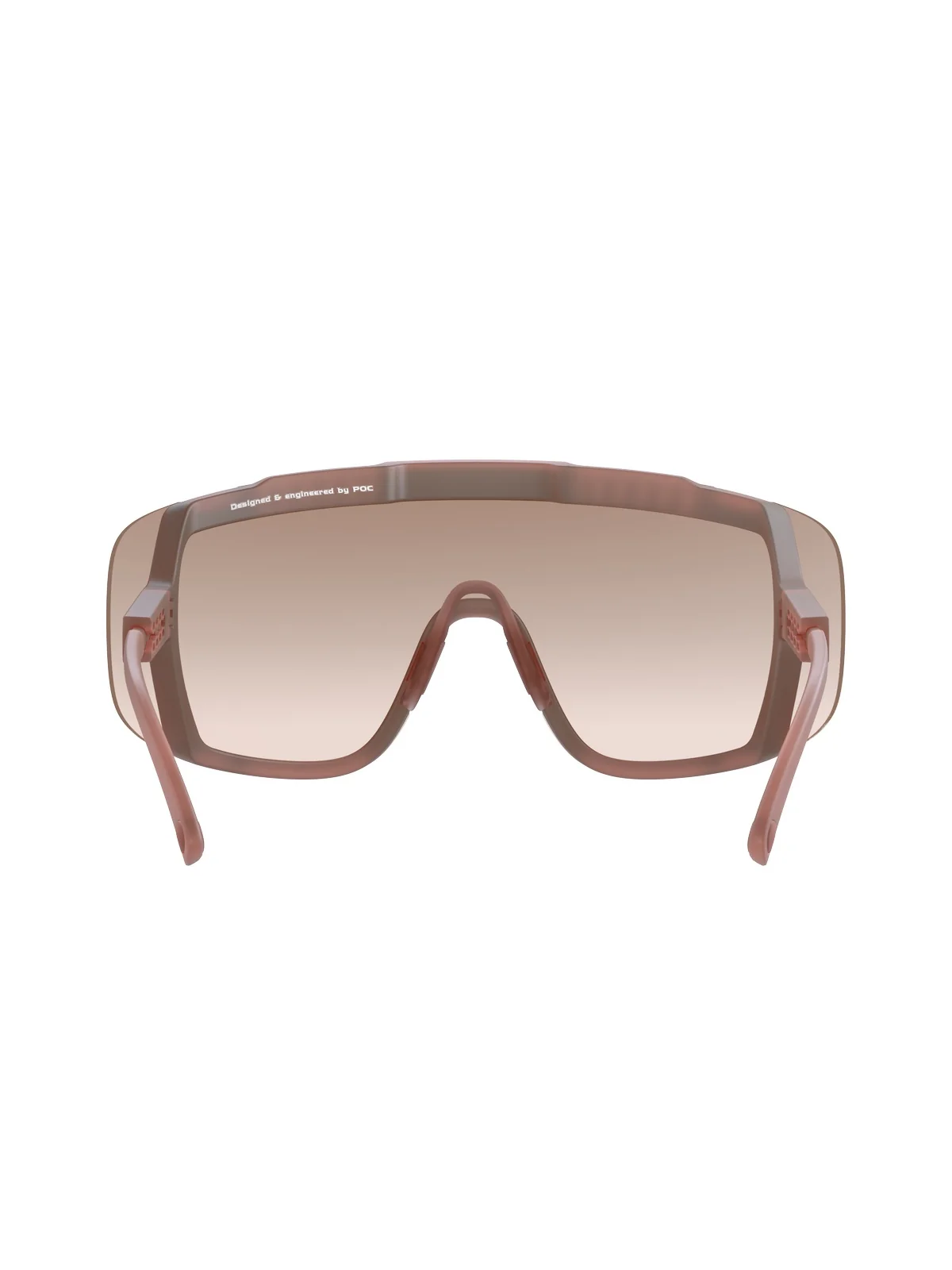 Okulary rowerowe POC Devour - Himalayan Salt Translucent - Clarity Trail | Brown/Silver Mirror Cat 2 - Image 4