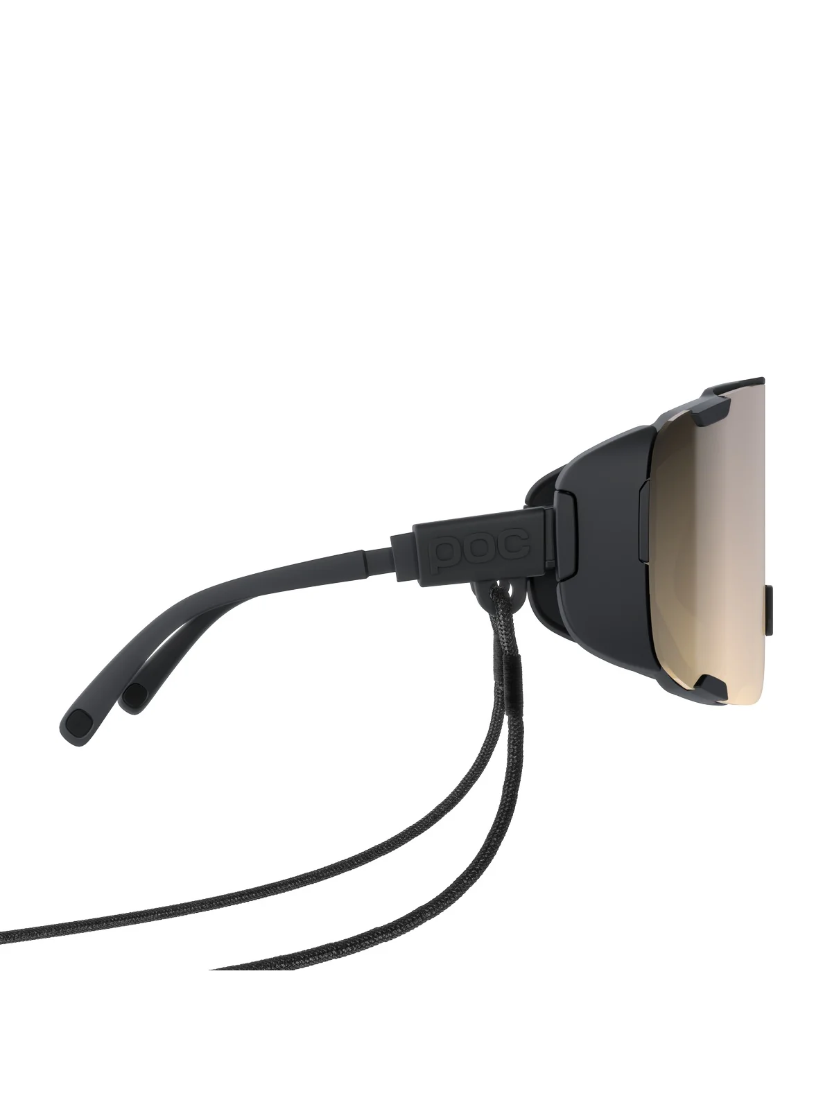 Okulary rowerowe POC Devour Ultra - Ur. Black/Clarity Trail/Partly Sunny Silver - Image 3