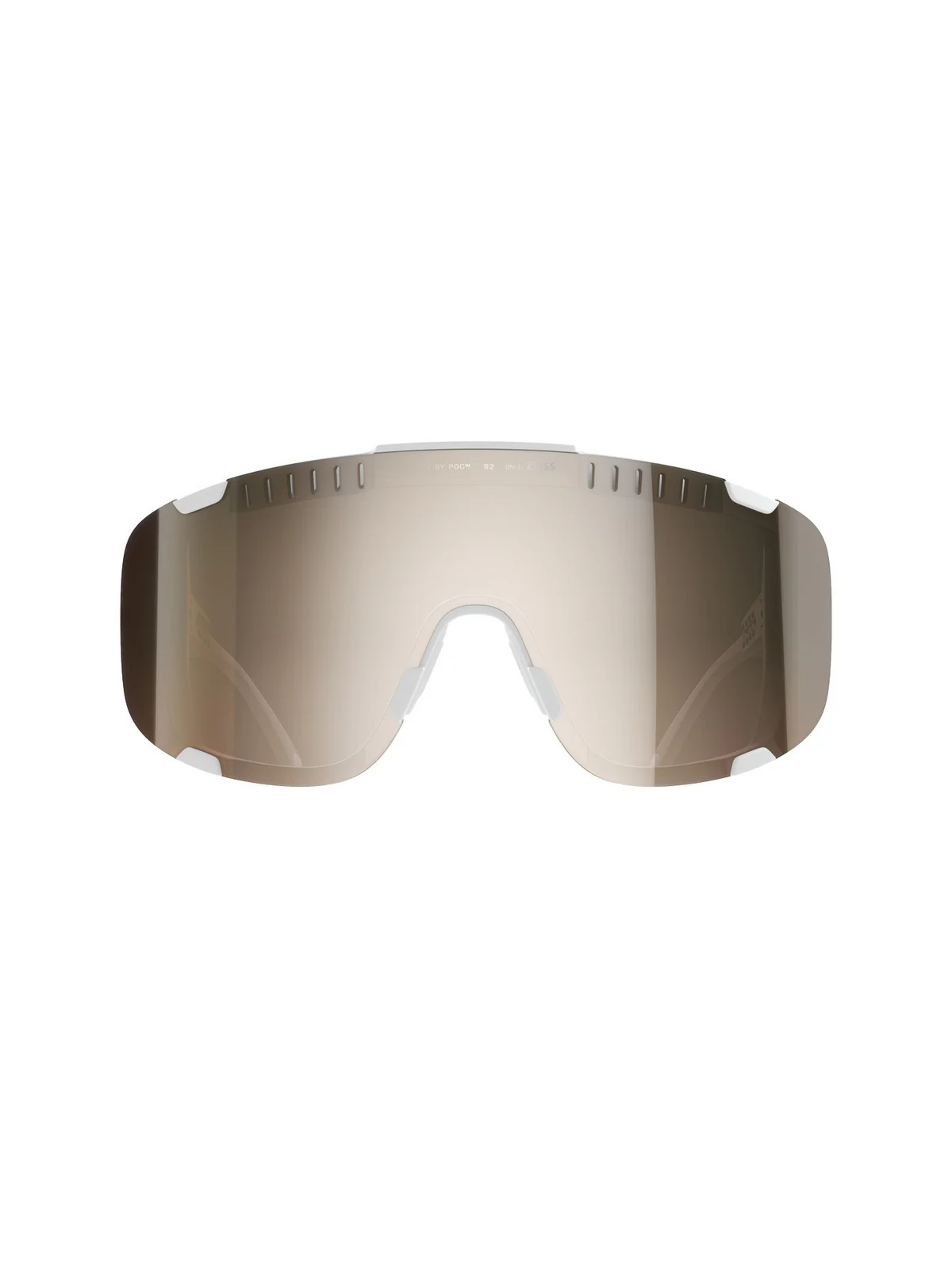 Okulary rowerowe POC Devour Wide Fit - Hyd. White/Clarity Trail /Partly Sunny Silver - Image 3