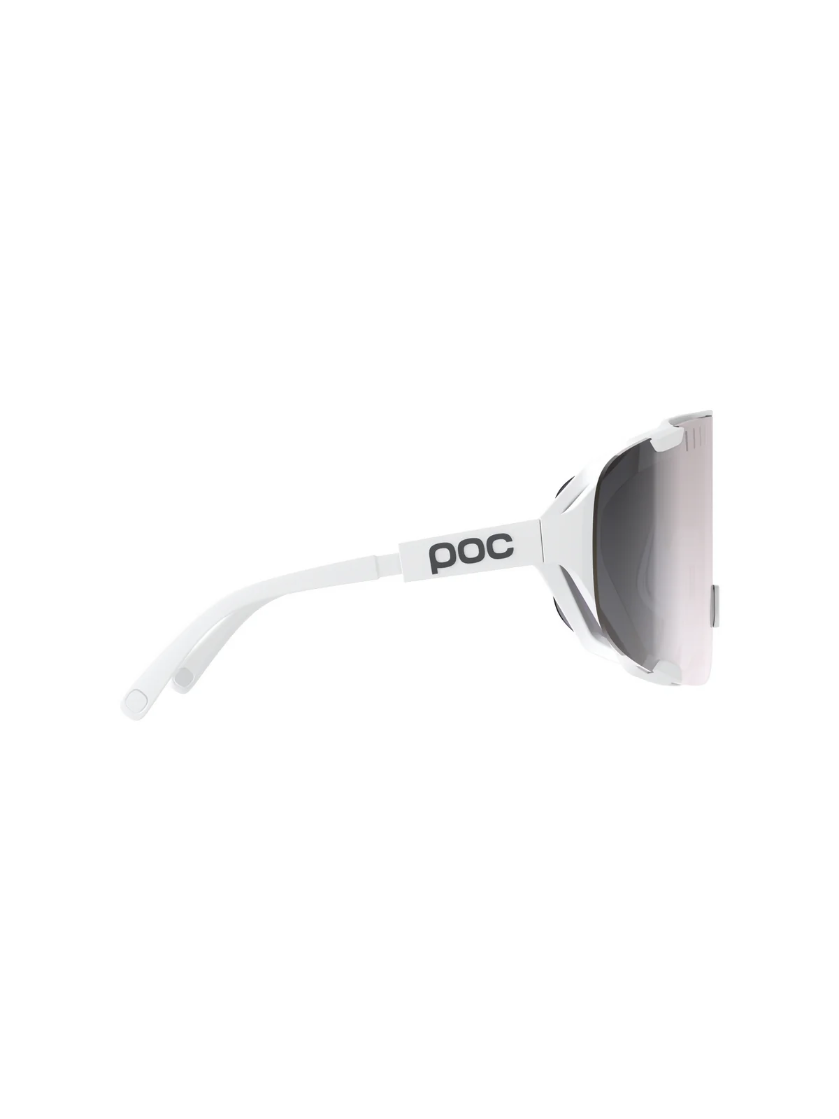 Okulary rowerowe POC Devour Wide Fit - Hyd. White/Clarity Road/Sunny Silver - Image 2