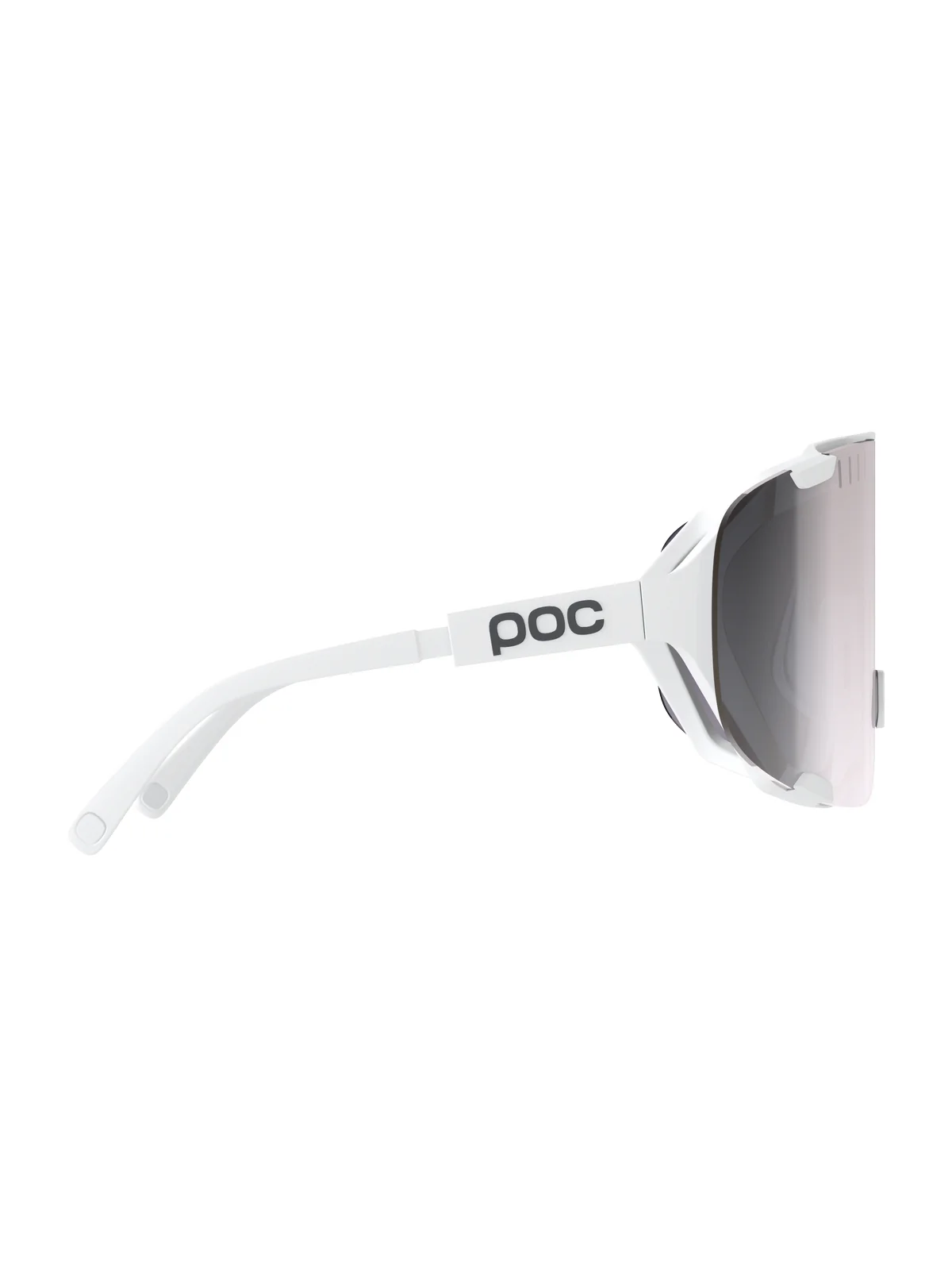 Okulary rowerowe POC Devour Wide Fit - Hyd. White/Clarity Road/Sunny Silver - Image 3