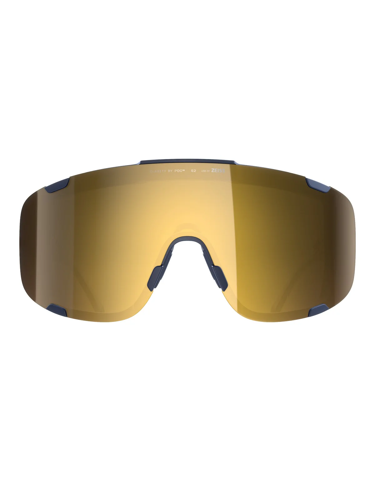 Okulary rowerowe POC Devour Wide Fit - Apat. Navy/Clarity Road/Partly Sunny Gold - Image 3