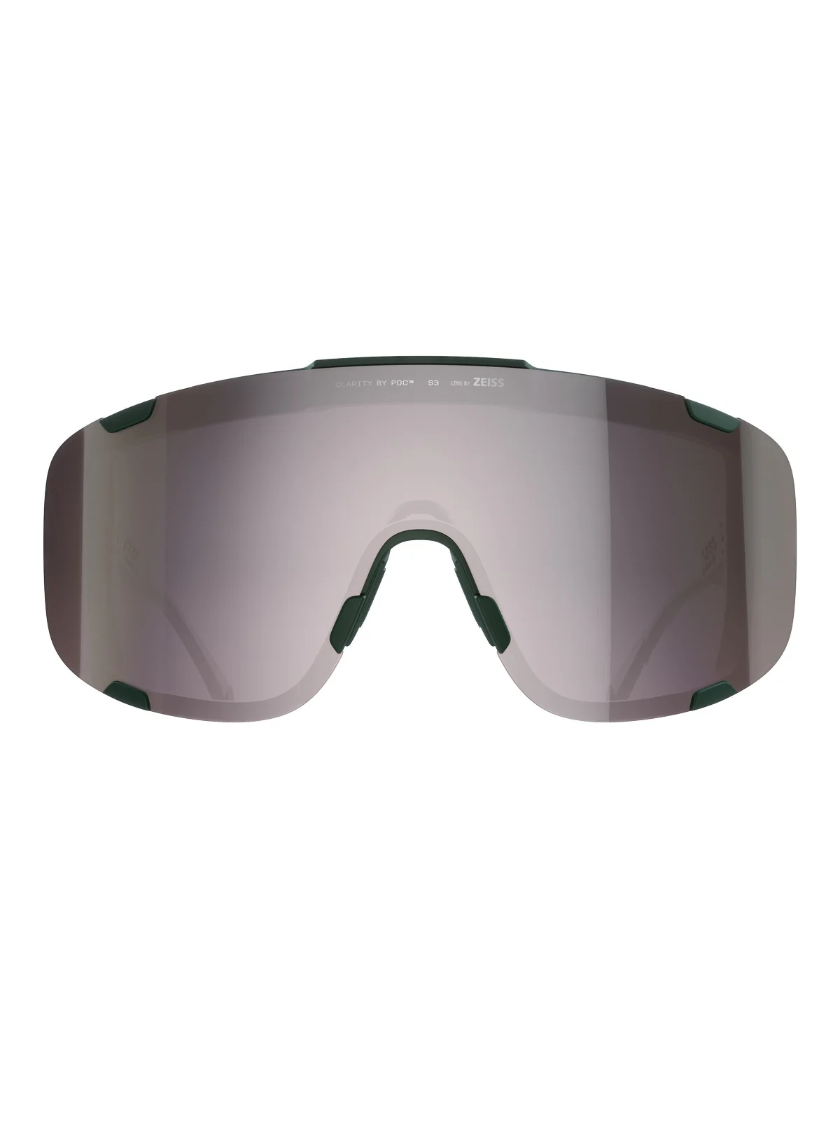 Okulary rowerowe POC Devour - Parg. Green/Clarity Road/Sunny Silver cat.3 - Image 4