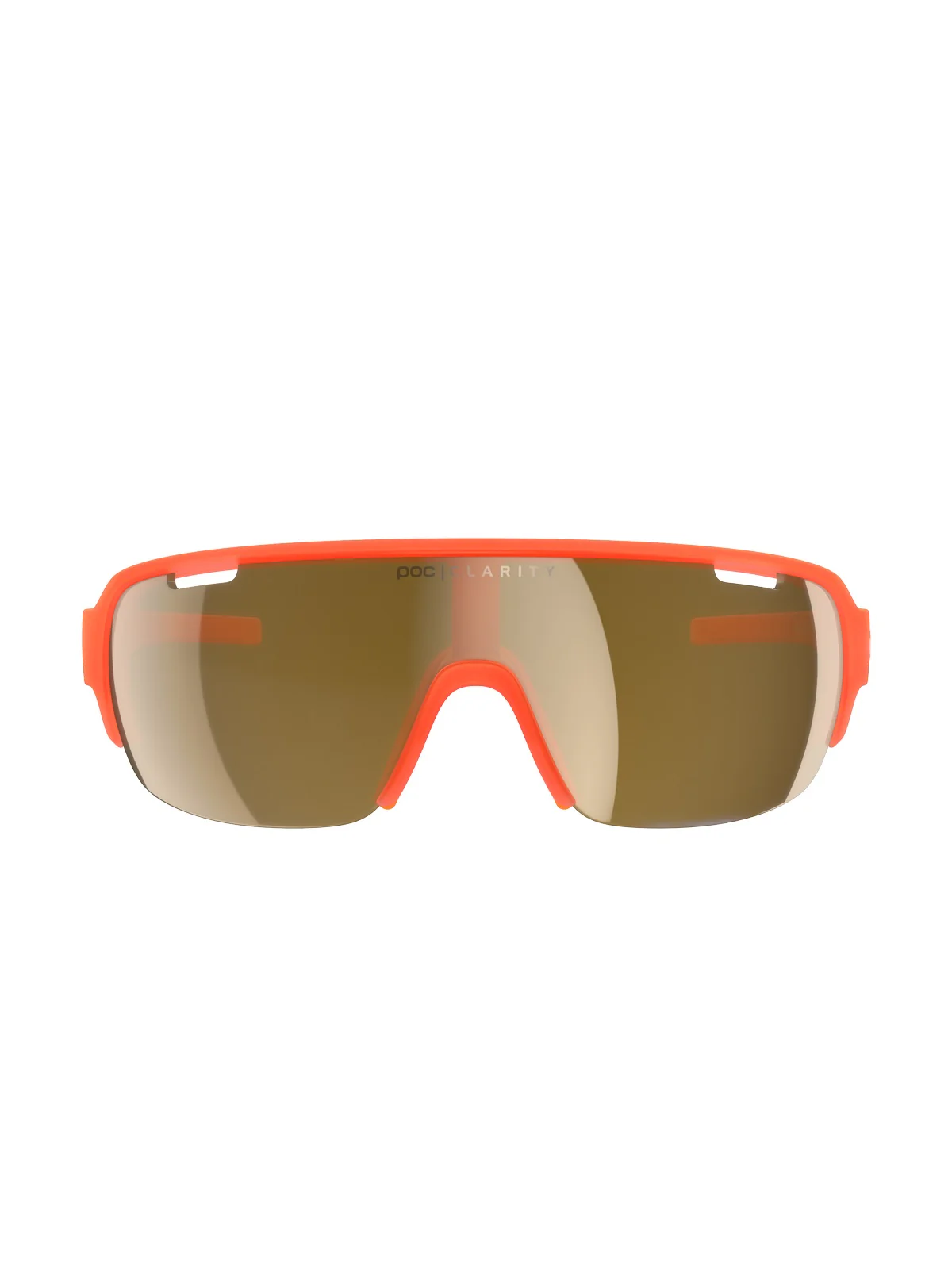 Okulary rowerowe POC DO Half Blade - Fluo. Orange Transl. | Clarity Road Violet Gold Mirror Cat 3 - Image 2