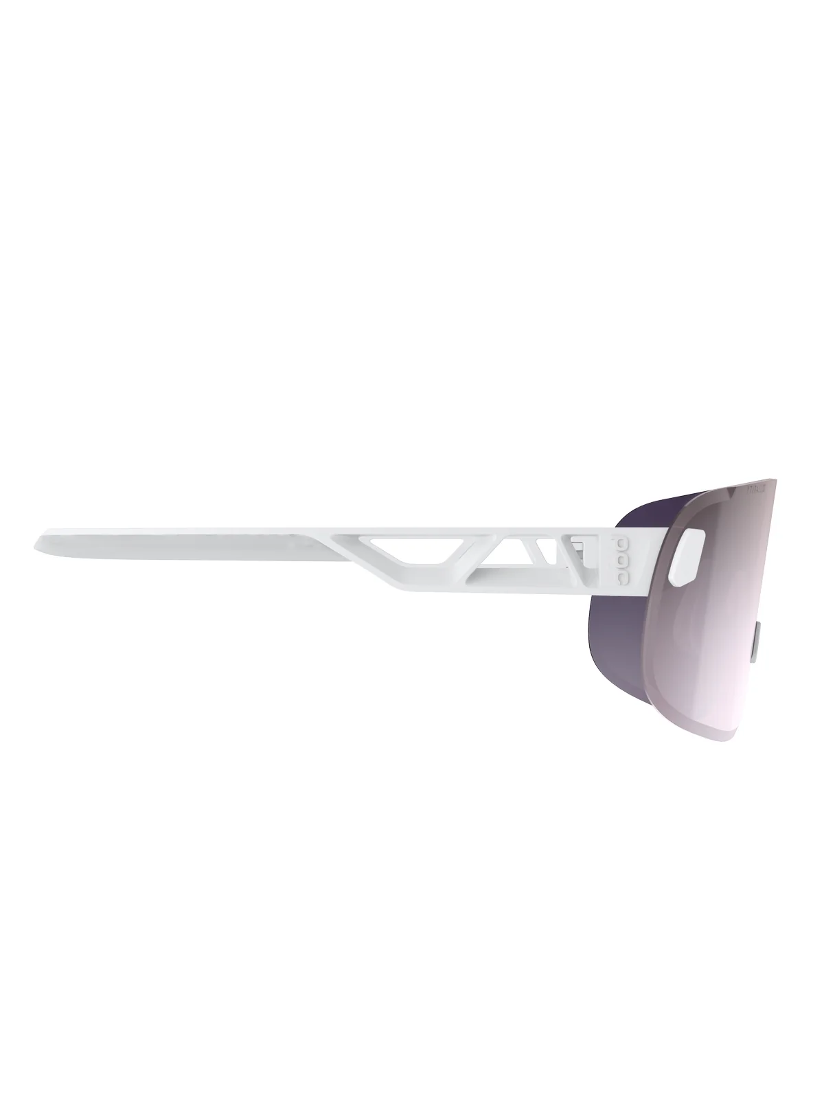Okulary POC ELICIT - Hydr. White - Clarity ROAD Violet/Silver Mirror Cat 3 - Image 2