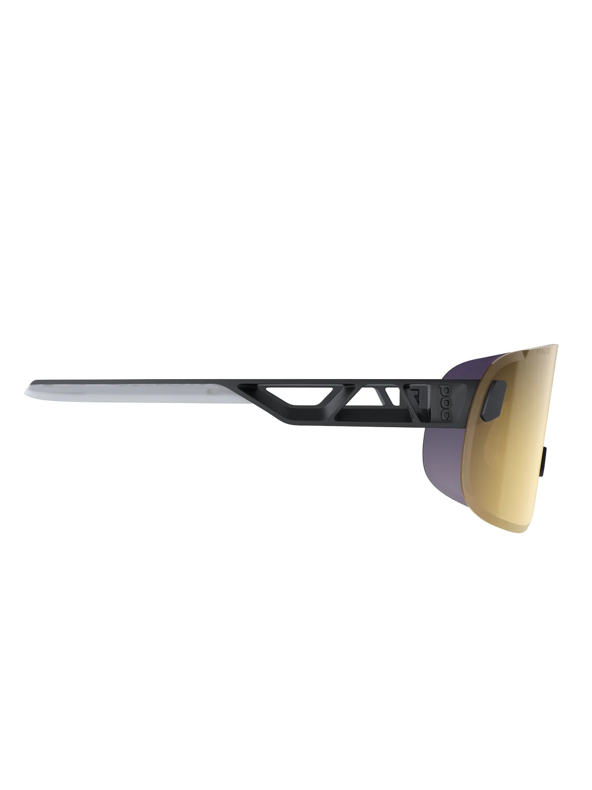Okulary POC ELICIT - Ur. Black Clarity ROAD Violet/Gold Mirror Cat 2 - Image 5
