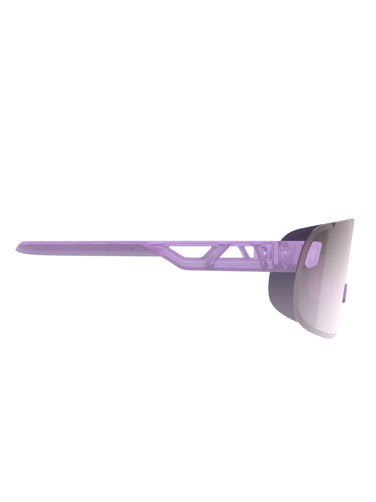 Okulary rowerowe POC Elicit - Purple Quartz Transl. | Clarity Road Violet Silver Mirror cat. 3 - Image 2