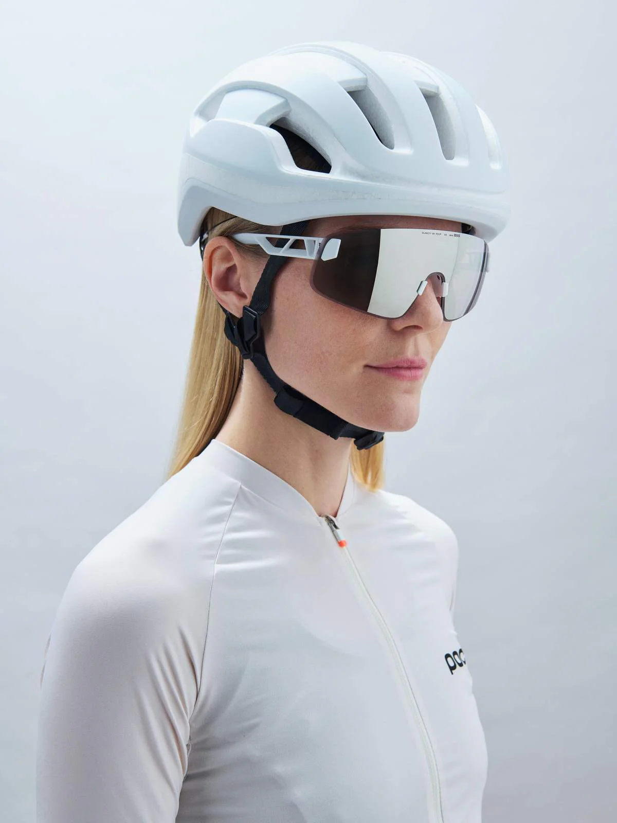 Okulary rowerowe POC Elicit Toric - Hyd. White/Clarity Road/Sunny Silver - Image 2
