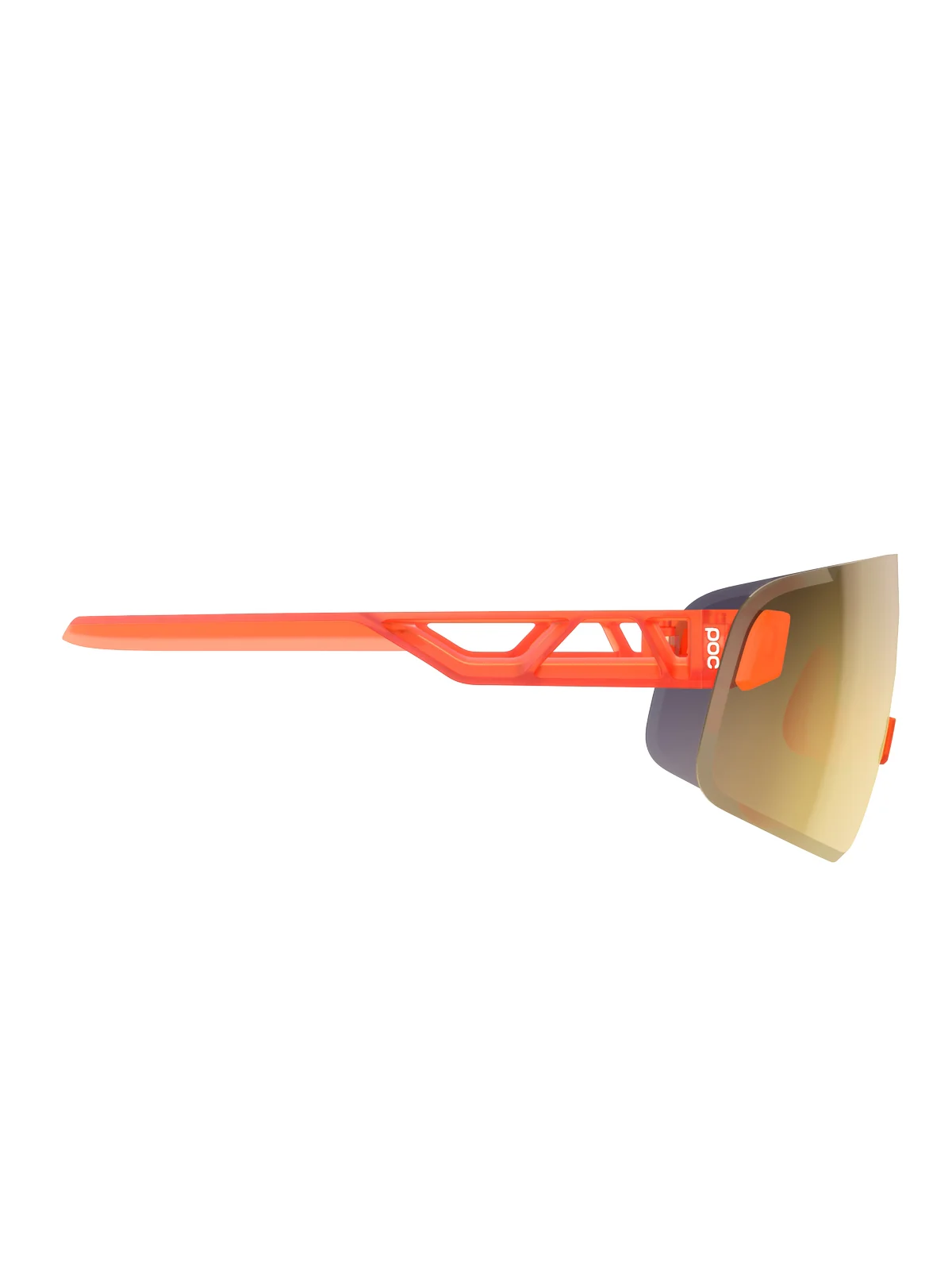 Okulary rowerowe POC Elicit Toric - Fluo. Orange Translucent/Clarity Road/Partly Sunny Gold - Image 3