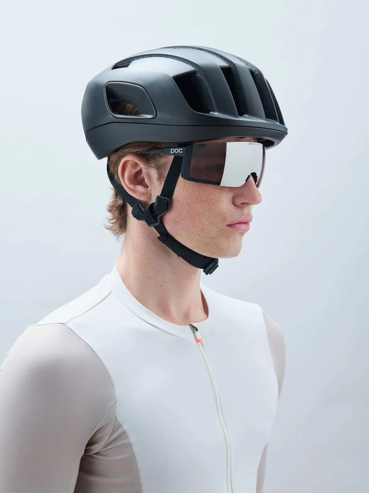 Okulary rowerowe POC Propel - Ur. Black/Clarity Road/Sunny Silver - Image 2