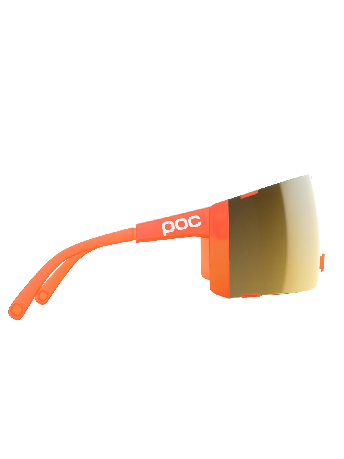 Okulary rowerowe POC Propel - Fluo. Orange Transl. | Clarity Road Violet Gold Mirror Cat 2 - Image 3