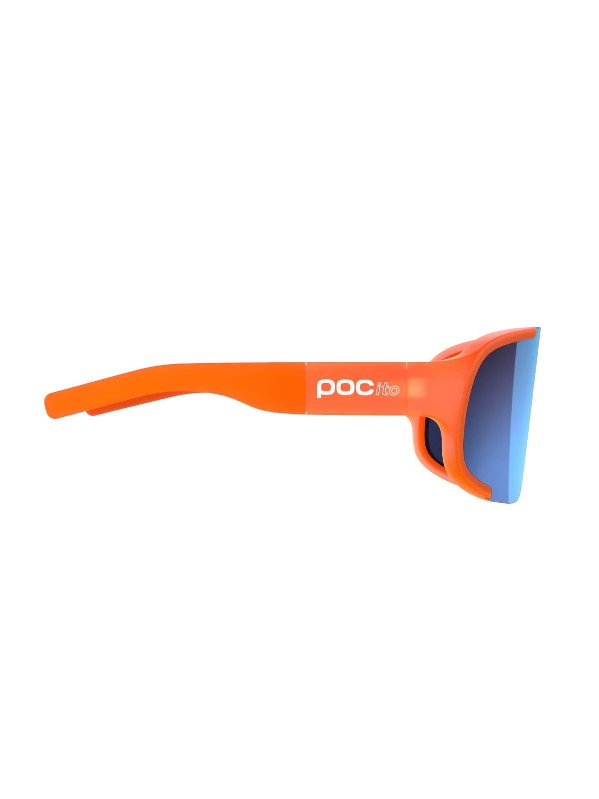 Okulary rowerowe POCito Aspire - Fluo. Orange Transl. | Equalizer Grey Space blue cat. 3 - Image 2