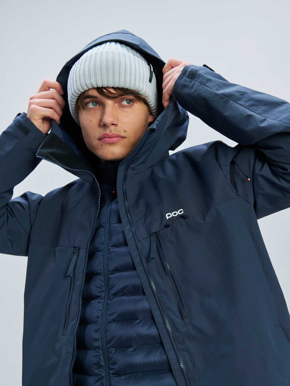Płaszcz POC Race Mentor Coat - Apatite Navy - Image 4