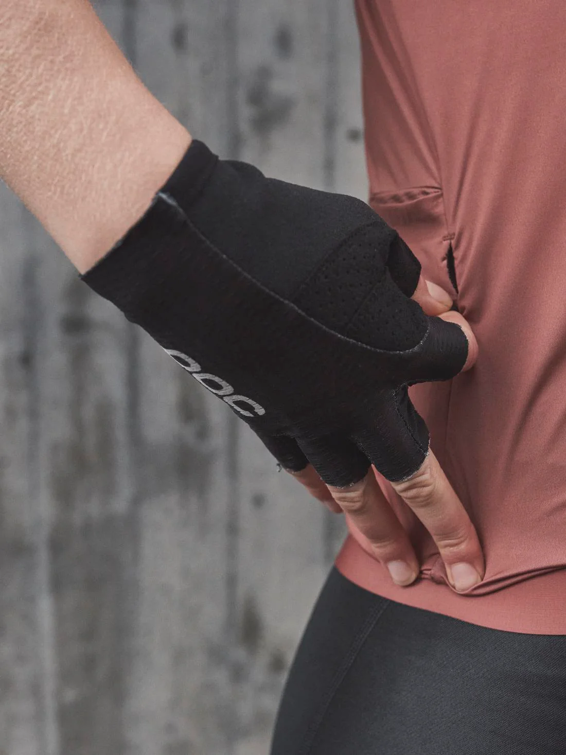 Rękawice rowerowe POC AGILE Short Glove - Ur. Black - Image 3