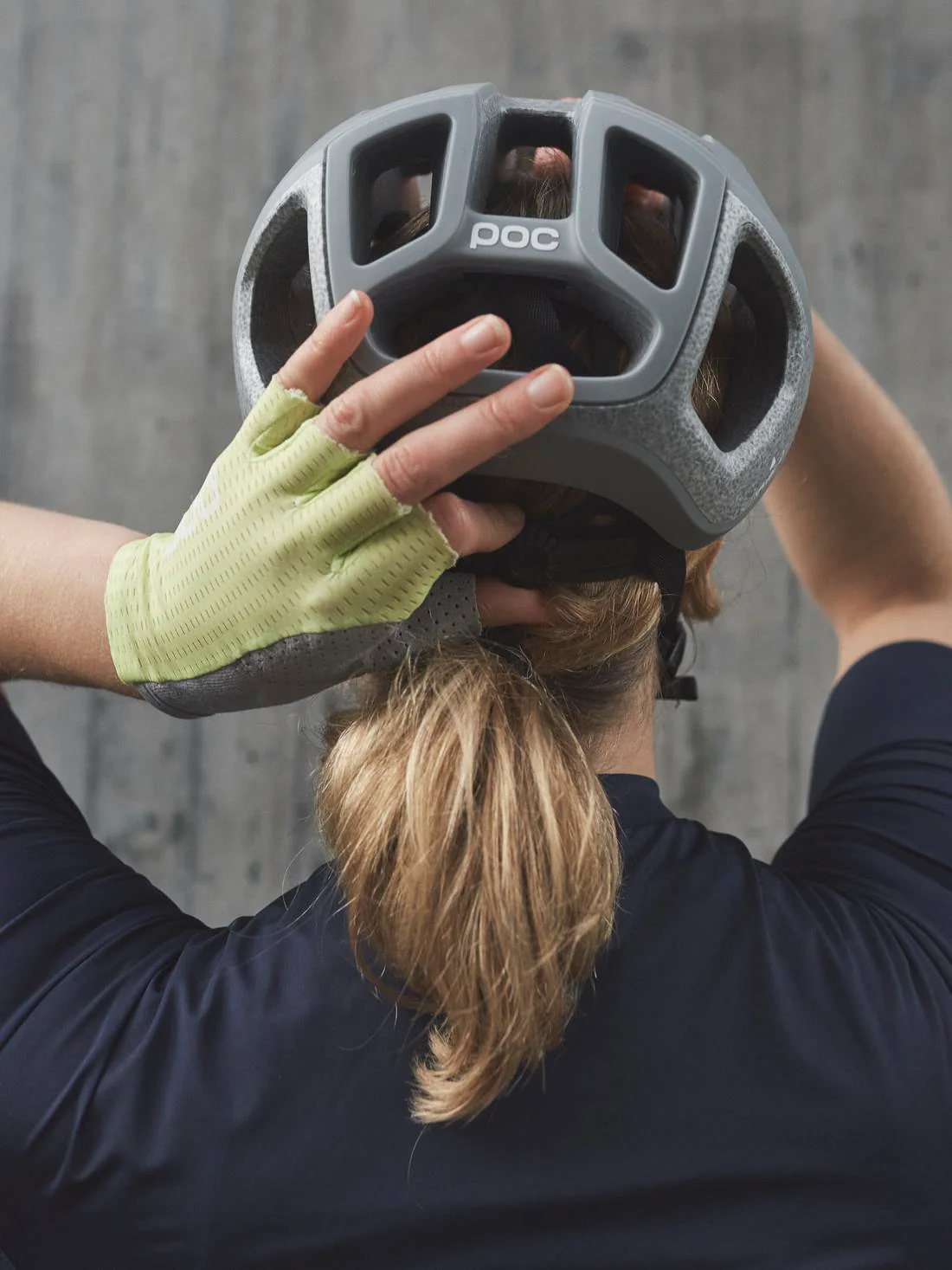 Rękawice rowerowe POC AGILE Short Glove - Lemon Calcite - Image 4