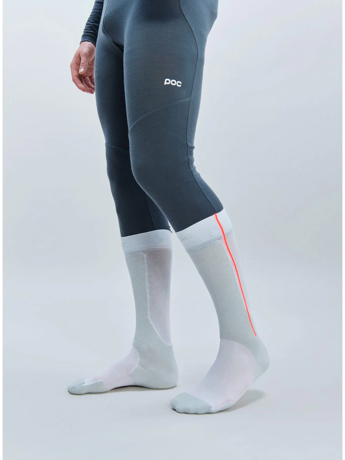 Skarpety narciarskie POC Race Sock - Granite Grey - Image 2
