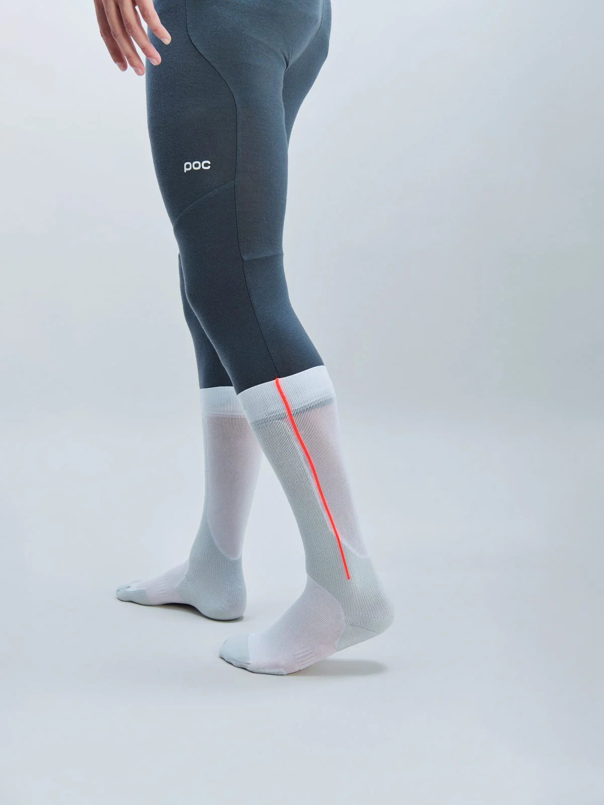 Skarpety narciarskie POC Race Sock - Granite Grey - Image 3