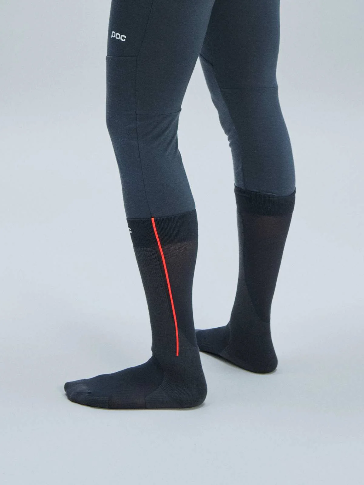 Skarpety narciarskie POC Race Sock - Sylvanite Grey - Image 3