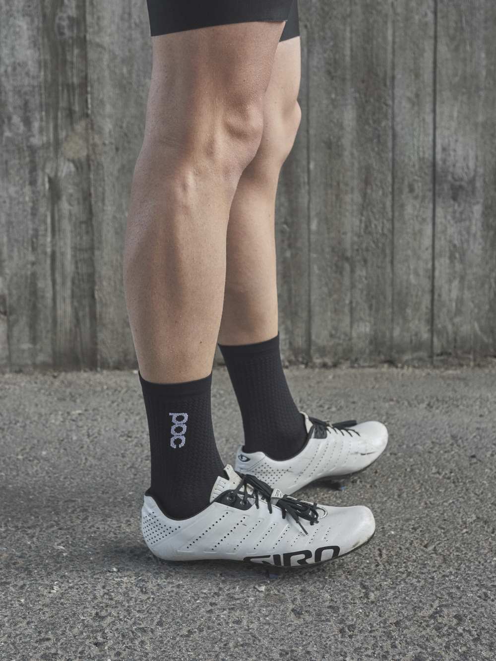 Skarpety rowerowe POC FLAIR Sock Mid - Ur. Black/Dioptase Blue - Image 2