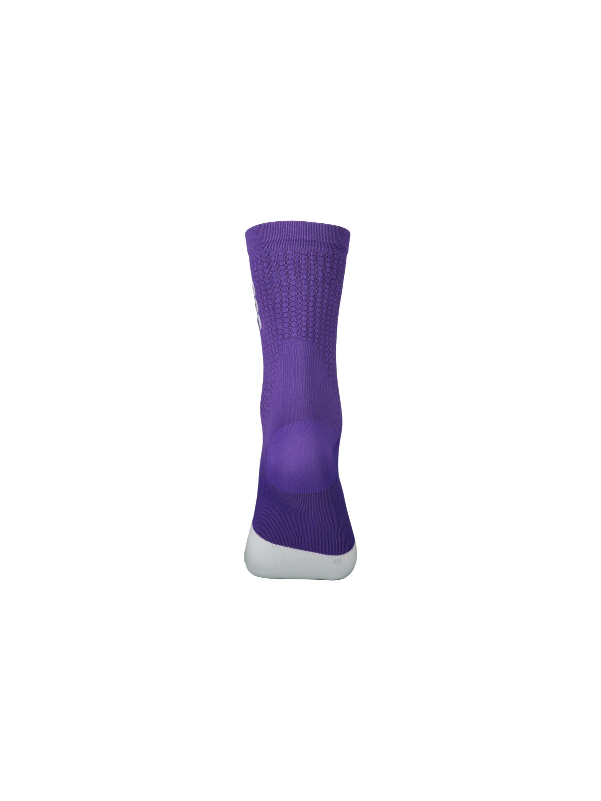 Skarpety rowerowe POC FLAIR Sock Mid - Sap. Purple/Hydr. White - Image 3