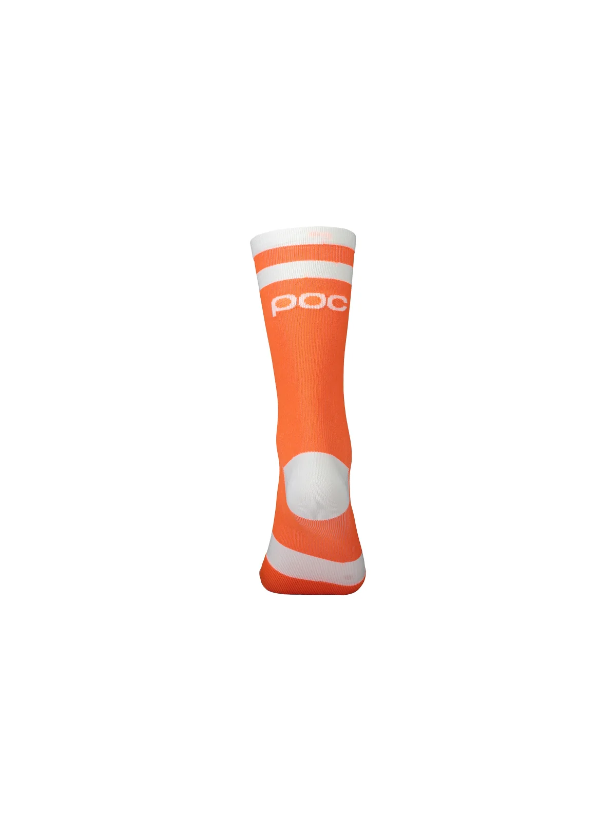 Skarpety rowerowe POC LURE MTB Sock Long - Zink Orange/Hydr. White - Image 3