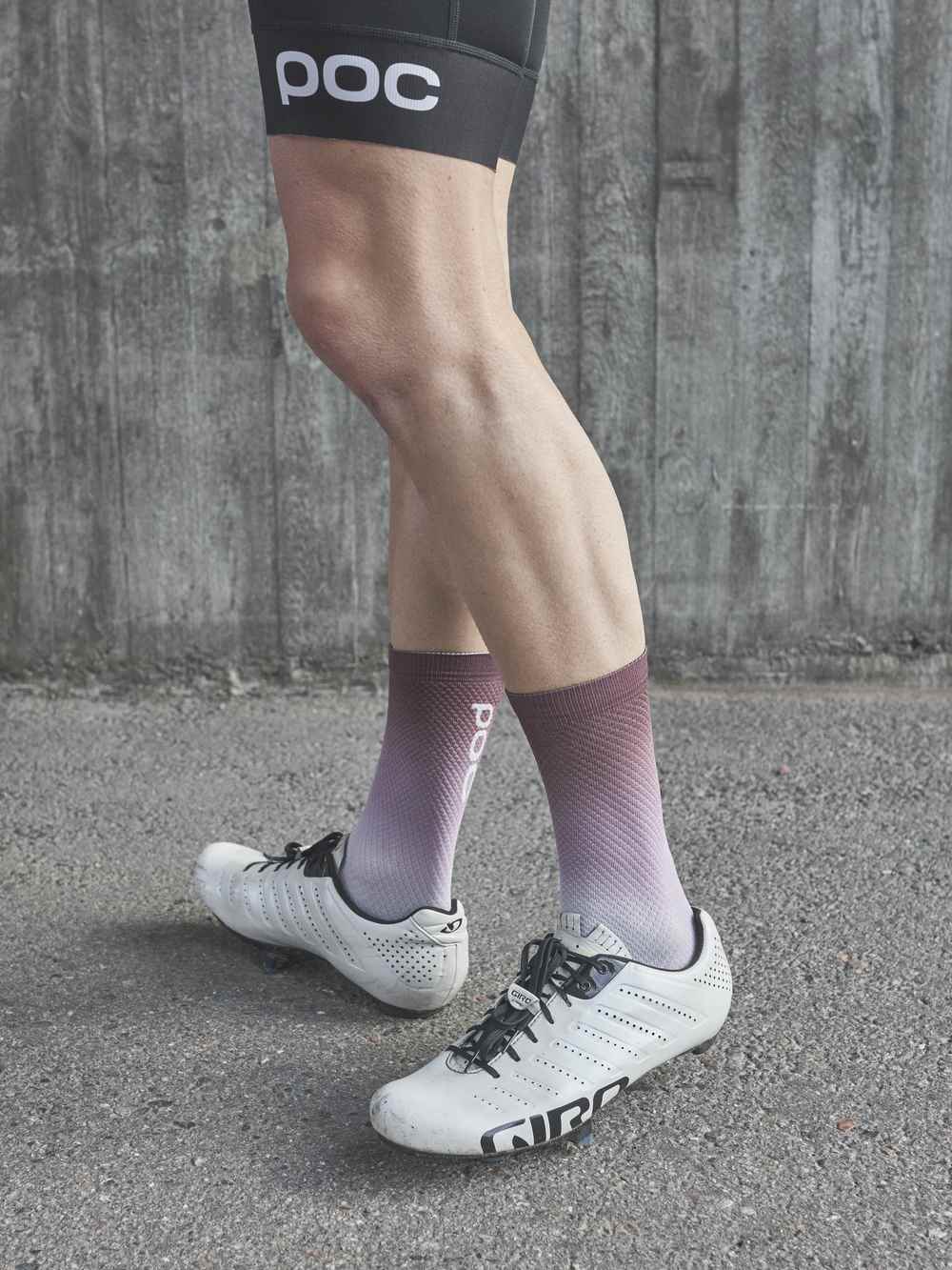 Skarpety rowerowe POC ESSENTIAL PRINT - Gradient Sap. Purple - Image 2