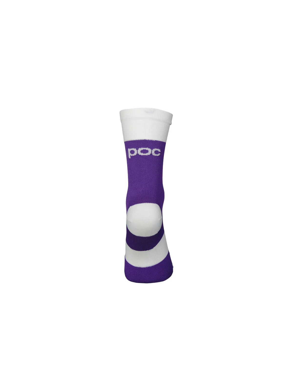 Skarpety rowerowe POC Y's Essential MTB Sock - Sap. Purple/Hyd. White - Image 2