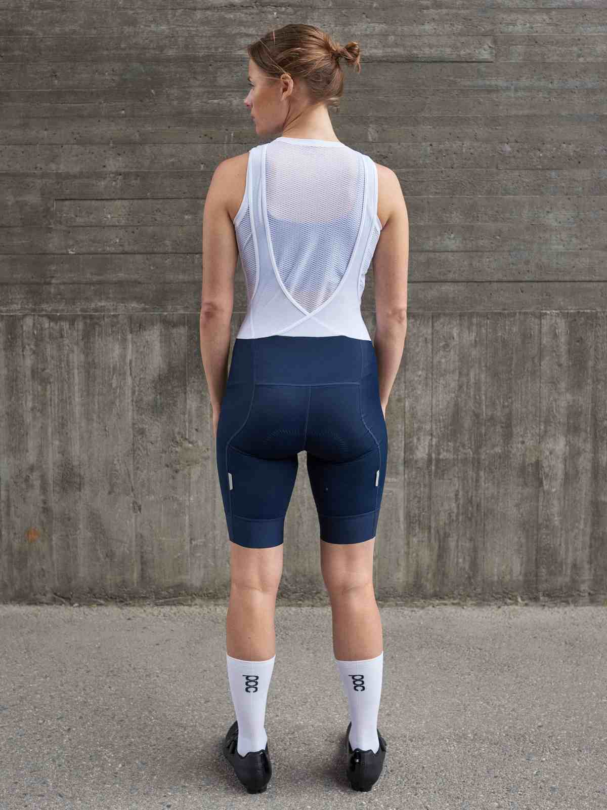 Spodenki damskie POC W's PURE Bib Shorts VPDs - Turmaline Navy - Image 3
