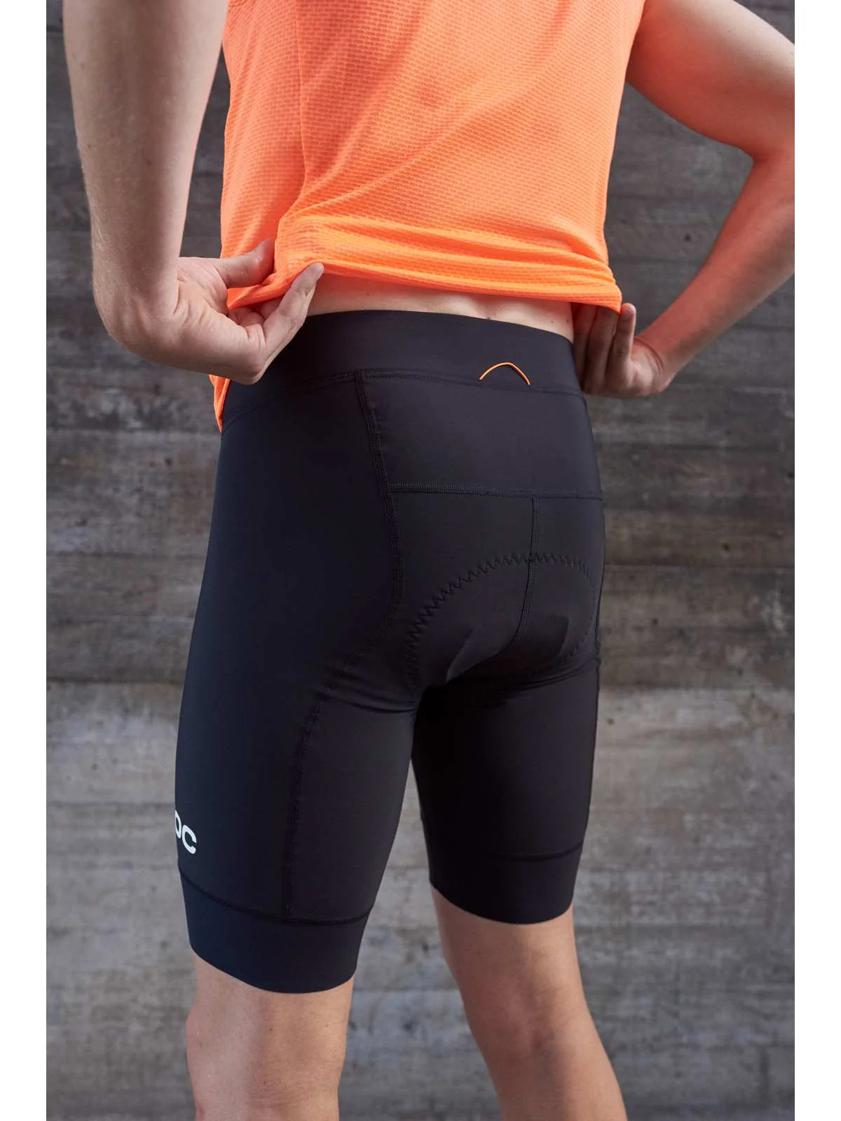 Spodenki rowerowe POC M's AIR Indoor Shorts - Ur. Black - Image 3
