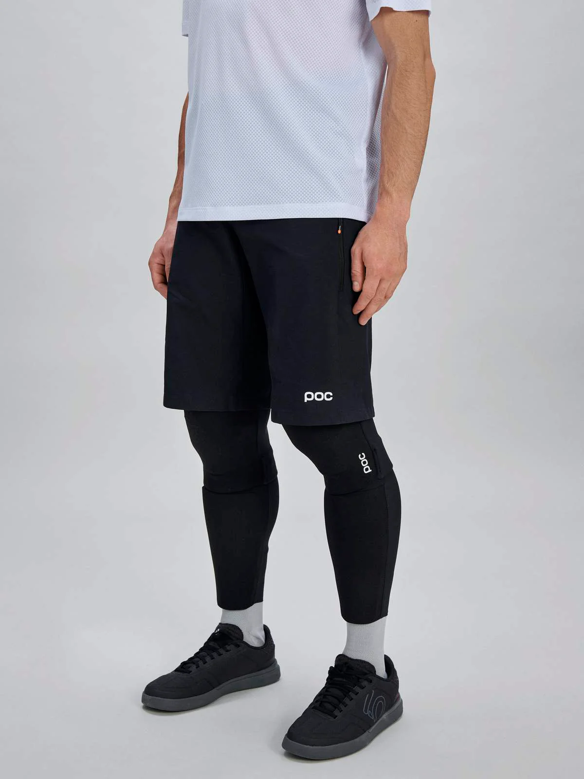 Spodenki rowerowe POC M's Motion Shorts - Ur. Black - Image 2