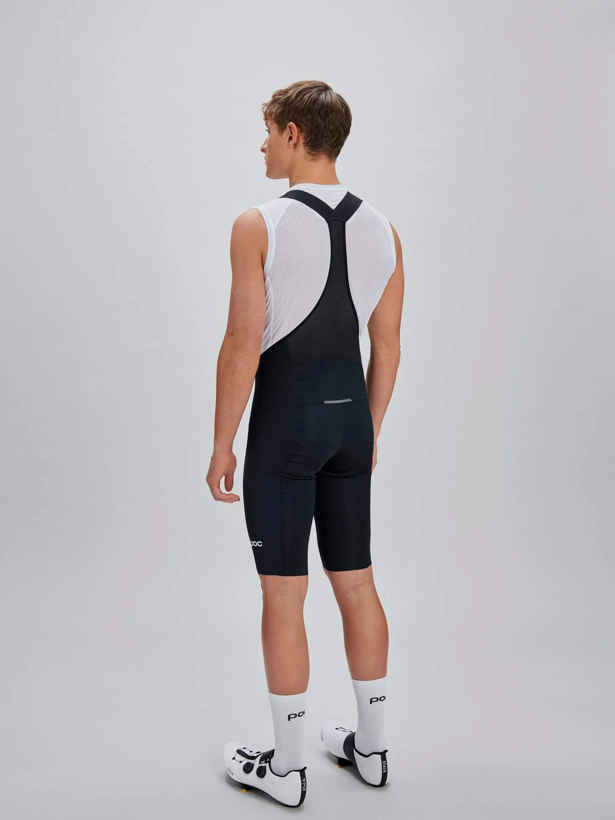 Spodenki rowerowe POC M's Raceday Bib Shorts - Ur. Black - Image 3