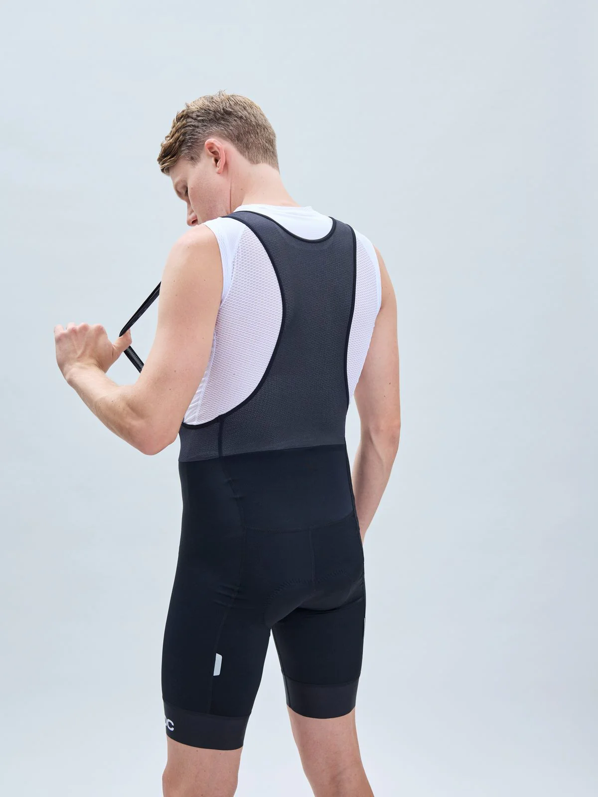 Spodenki rowerowe POC PURE Bib shorts VPDs - Ur. Black/Ur. Black - Image 4
