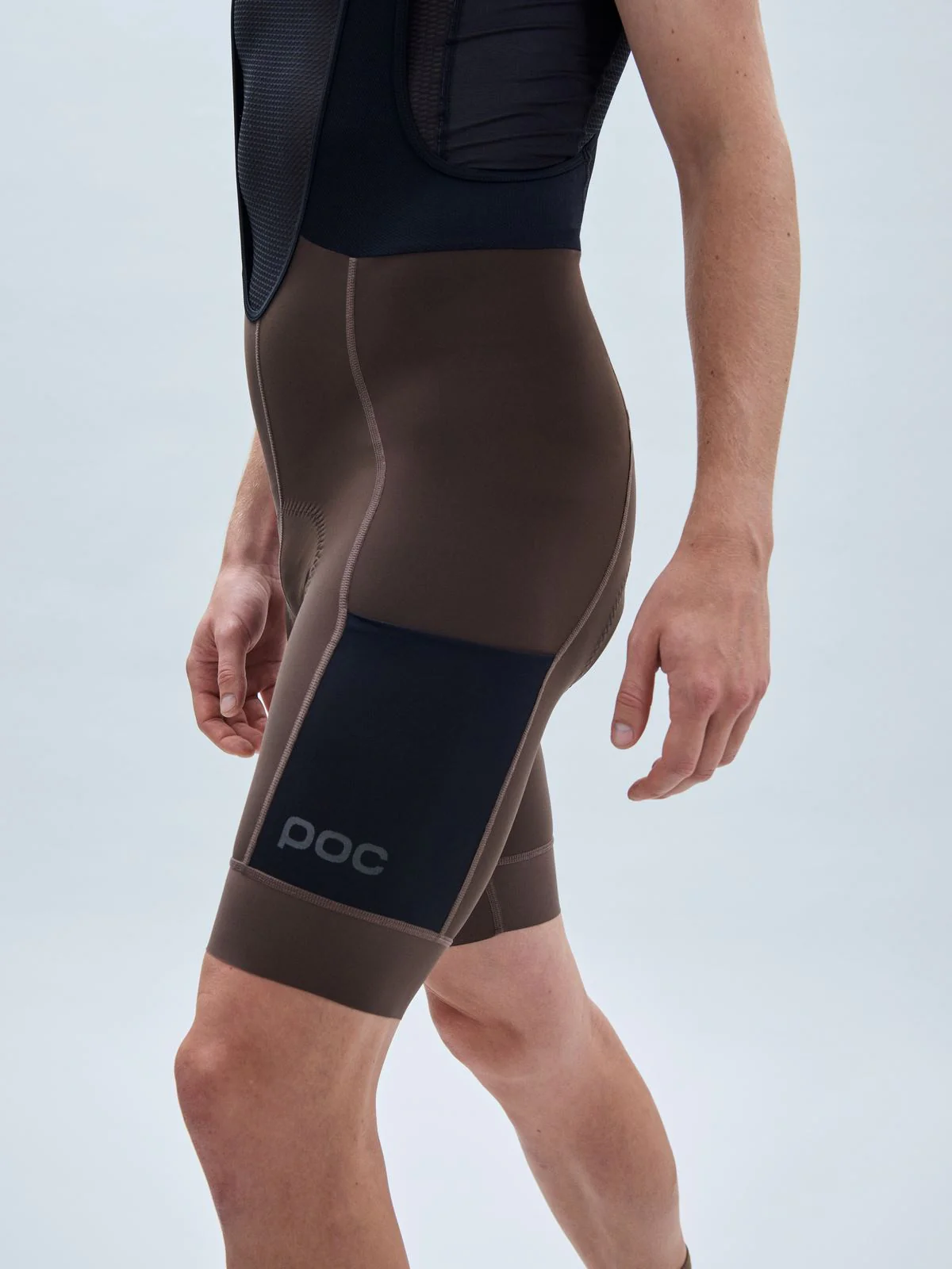 Spodenki rowerowe POC Rove Cargo VPDs Bib Shorts - Axinite Brown - Image 5